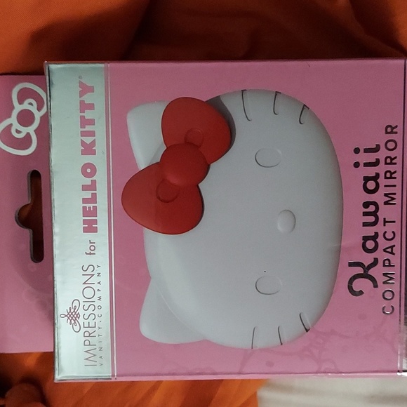 Impressions for HELLO KITTY Accessories - Hello Kitty Vanity Impressions Kawaii Compact Mirror Magnifying 2x New